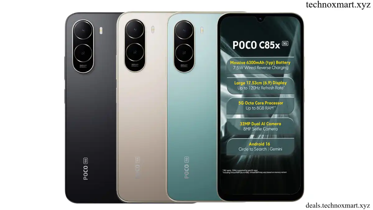 poco c85x launch, price, specifications