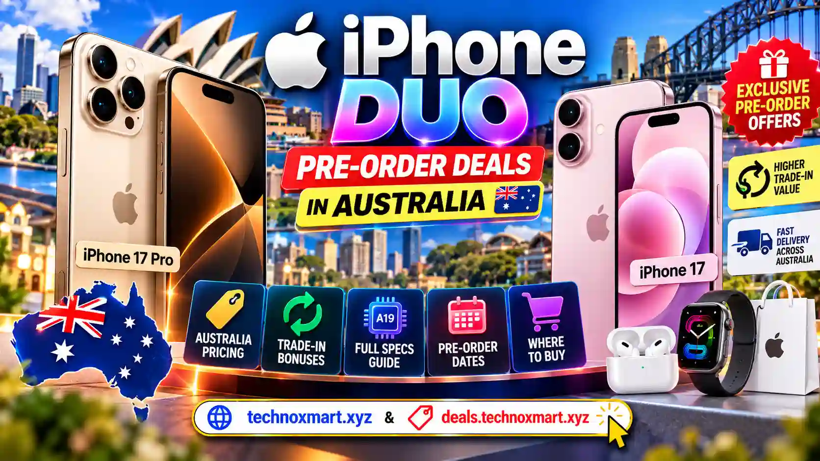Apple iPhone Duo Pre-Order Deals in Australia: Pricing, Trade-In Bonuses, and Full Specs Guide 1 iPhone Duo pre-order deals Australia